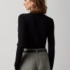 Pulovere negre Ralph Lauren din lână merinos pentru damă Pulovere negre Ralph Lauren din lână merinos pentru damă