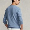 Pulovere pentru bărbați, albastru, din bumbac texturat, Ralph Lauren, slim fit Pulovere pentru bărbați, albastru, din bumbac texturat, Ralph Lauren, slim fit