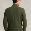 Pulovere pentru bărbați, din bumbac, din tricot plasă, cu fermoar sfert, Ralph Lauren Pulovere pentru bărbați, din bumbac, din tricot plasă, cu fermoar sfert, Ralph Lauren