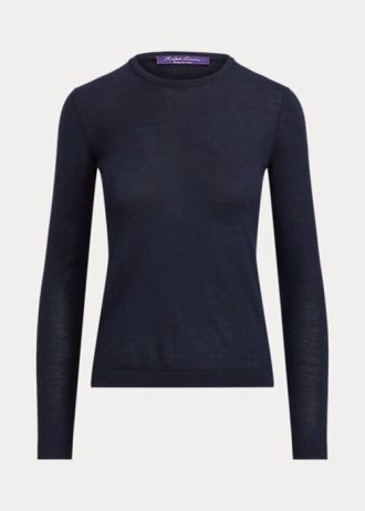 Pulovere Ralph Lauren din cașmir pentru damă, bleumarin