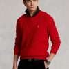 Pulovere roșii pentru bărbați Ralph Lauren Lunar Anul Nou din lână și cașmir Pulovere roșii pentru bărbați Ralph Lauren Lunar Anul Nou din lână și cașmir