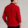 Pulovere roșii pentru bărbați Ralph Lauren Lunar Anul Nou din lână și cașmir Pulovere roșii pentru bărbați Ralph Lauren Lunar Anul Nou din lână și cașmir