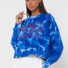 Pulovere tricotate cu gât crew Ralph Lauren pentru femei albastre Pulovere tricotate cu gât crew Ralph Lauren pentru femei albastre