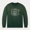Pulovere verde Ralph Lauren Ralph’s Coffee Crewneck de damă Pulovere verde Ralph Lauren Ralph’s Coffee Crewneck de damă