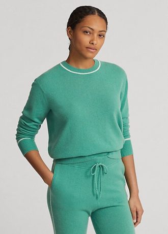 Pulovere verzi din cașmir Ralph Lauren pentru damă Pulovere verzi din cașmir Ralph Lauren pentru damă