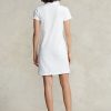 Rochie albă din plasă din bumbac Ralph Lauren pentru femei