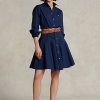 Rochie cu panouri Ralph Lauren pentru femei bleumarin Rochie cu panouri Ralph Lauren pentru femei bleumarin