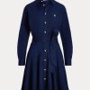 Rochie cu panouri Ralph Lauren pentru femei bleumarin Rochie cu panouri Ralph Lauren pentru femei bleumarin