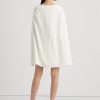 Rochie de cocktail Ralph Lauren Cape Georgette de damă crem Rochie de cocktail Ralph Lauren Cape Georgette de damă crem