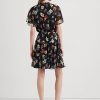 Rochie de damă multicolor Ralph Lauren Floral Crinkle Georgette Rochie de damă multicolor Ralph Lauren Floral Crinkle Georgette