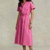 Rochie de damă Ralph Lauren cu șnur roz Rochie de damă Ralph Lauren cu șnur roz