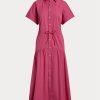 Rochie de damă Ralph Lauren cu șnur roz Rochie de damă Ralph Lauren cu șnur roz