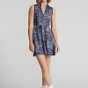 Rochie din jerse cu panouri cu imprimeu bandana Ralph Lauren pentru femei bleumarin Rochie din jerse cu panouri cu imprimeu bandana Ralph Lauren pentru femei bleumarin