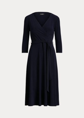 Rochie din jerse Ralph Lauren pentru femei bleumarin Rochie din jerse Ralph Lauren pentru femei bleumarin