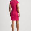 Rochie pentru femei Ralph Lauren, din jerseu stretch, cu mânecă scurtă