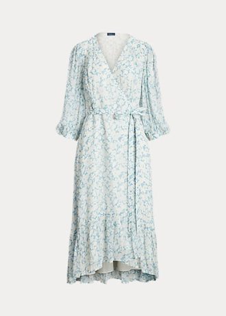 Rochie pentru femei Ralph Lauren Floral Crinkle Georgette Wrap
