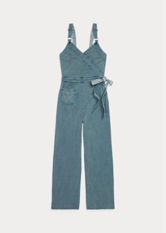 Rochie salopetă din jerseu vopsită în îmbrăcăminte pentru femei Ralph Lauren