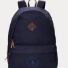 Rucsacuri din pânză pentru bărbați, cu logo-ul Ralph Lauren brodat Rucsacuri din pânză pentru bărbați, cu logo-ul Ralph Lauren brodat