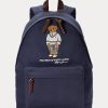 Rucsacuri din pânză Ralph Lauren Polo Bear pentru bărbați bleumarin Rucsacuri din pânză Ralph Lauren Polo Bear pentru bărbați bleumarin