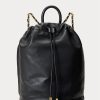 Rucsacuri negri pentru femei Ralph Lauren Nappa piele medii Izzie Rucsacuri negri pentru femei Ralph Lauren Nappa piele medii Izzie