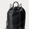 Rucsacuri negri pentru femei Ralph Lauren Nappa piele medii Izzie Rucsacuri negri pentru femei Ralph Lauren Nappa piele medii Izzie