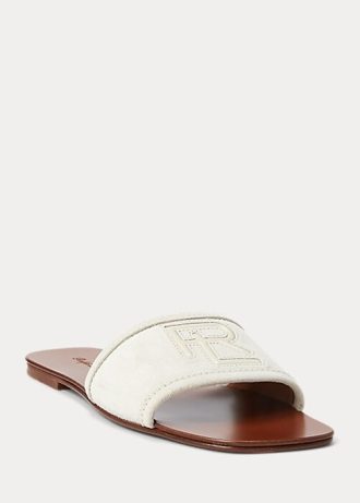 Sandale de damă Ralph Lauren Andela din piele de căprioară de vițel Sandale de damă Ralph Lauren Andela din piele de căprioară de vițel