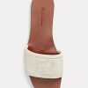 Sandale de damă Ralph Lauren Andela din piele de căprioară de vițel Sandale de damă Ralph Lauren Andela din piele de căprioară de vițel