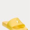 Sandale galbene pentru femei Ralph Lauren Big Pony