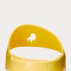 Sandale galbene pentru femei Ralph Lauren Big Pony