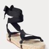 Sandale negre Ralph Lauren pentru damă Sandale negre Ralph Lauren pentru damă
