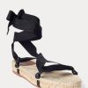 Sandale negre Ralph Lauren pentru damă Sandale negre Ralph Lauren pentru damă