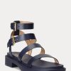 Sandale Ralph Lauren Kayleen din piele Nappa de damă bleumarin Sandale Ralph Lauren Kayleen din piele Nappa de damă bleumarin