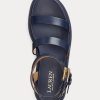Sandale Ralph Lauren Kayleen din piele Nappa de damă bleumarin Sandale Ralph Lauren Kayleen din piele Nappa de damă bleumarin