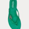 Slapi de damă verzi Ralph Lauren Emalia Nappa din piele Slapi de damă verzi Ralph Lauren Emalia Nappa din piele