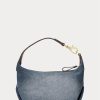Sunset Indigo Wash/Lauren Genți de umăr Kassie mici din denim spălat Ralph Lauren Sunset Indigo Wash/Lauren Genți de umăr Kassie mici din denim spălat Ralph Lauren