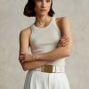 Tancuri de damă Ralph Lauren din cașmir crem Tancuri de damă Ralph Lauren din cașmir crem