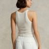 Tancuri de damă Ralph Lauren din cașmir crem Tancuri de damă Ralph Lauren din cașmir crem