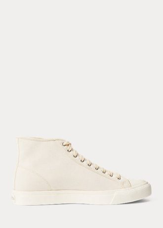 Tenisi de pânză Ralph Lauren Mayport de damă bej Tenisi de pânză Ralph Lauren Mayport de damă bej