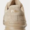Tenisi kaki Ralph Lauren Heritage Court II din piele intoarsa pentru barbati Tenisi kaki Ralph Lauren Heritage Court II din piele intoarsa pentru barbati