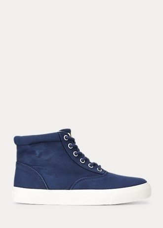 Tenisi înalți Ralph Lauren Bryn pentru femei bleumarin