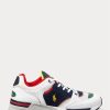 Tenisi Ralph Lauren Trackster 200 pentru bărbați alb/marin Tenisi Ralph Lauren Trackster 200 pentru bărbați alb/marin