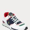 Tenisi Ralph Lauren Trackster 200 pentru bărbați alb/marin Tenisi Ralph Lauren Trackster 200 pentru bărbați alb/marin