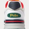 Tenisi Ralph Lauren Trackster 200 pentru bărbați alb/marin Tenisi Ralph Lauren Trackster 200 pentru bărbați alb/marin