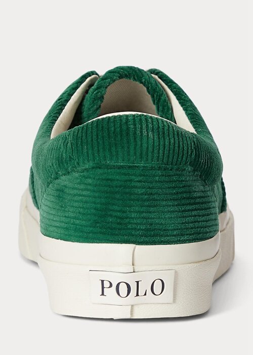 Tenisi verzi din velur Ralph Lauren Keaton pentru bărbați Tenisi verzi din velur Ralph Lauren Keaton pentru bărbați