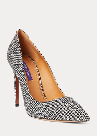 Tocuri Ralph Lauren Celia Glen Plaid din lână pentru femei negri/crem