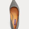 Tocuri Ralph Lauren Celia Glen Plaid din lână pentru femei negri/crem Tocuri Ralph Lauren Celia Glen Plaid din lână pentru femei negri/crem