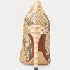 Tocuri Ralph Lauren Celia Python de damă galben deschis