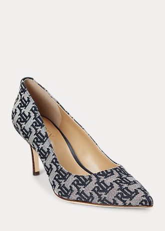 Tocuri Ralph Lauren Lanette, cu monogram, jacquard, pentru damă