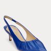Tocuri Ralph Lauren Lolah Nappa de damă din bleumarin