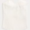 Topuri tubulare cu corset din tricot cu coaste Ralph Lauren pentru damă Topuri tubulare cu corset din tricot cu coaste Ralph Lauren pentru damă